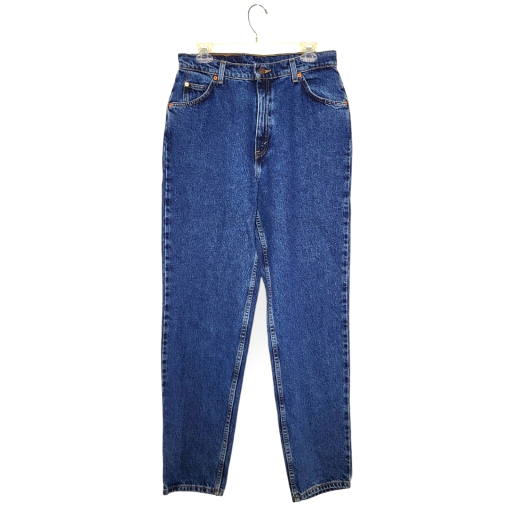 Levi's Vintage 921 Orange Tab Jeans Tapered Leg Fit Blue Jeans